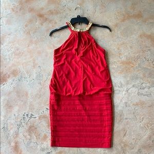 Cache Keyhole Cocktail Dress